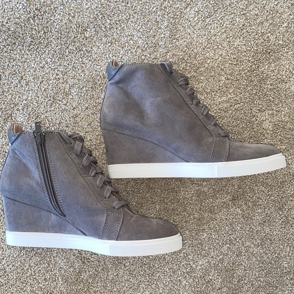 Linea Paolo gray Wedge Sneakers size 71/2M - Picture 7 of 12